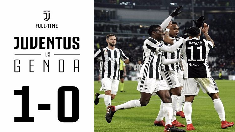 Juventus berhasil mengalahkan Genoa 1-0 dalam lanjutan Serie A. Copyright: © Twitter@juventusfc
