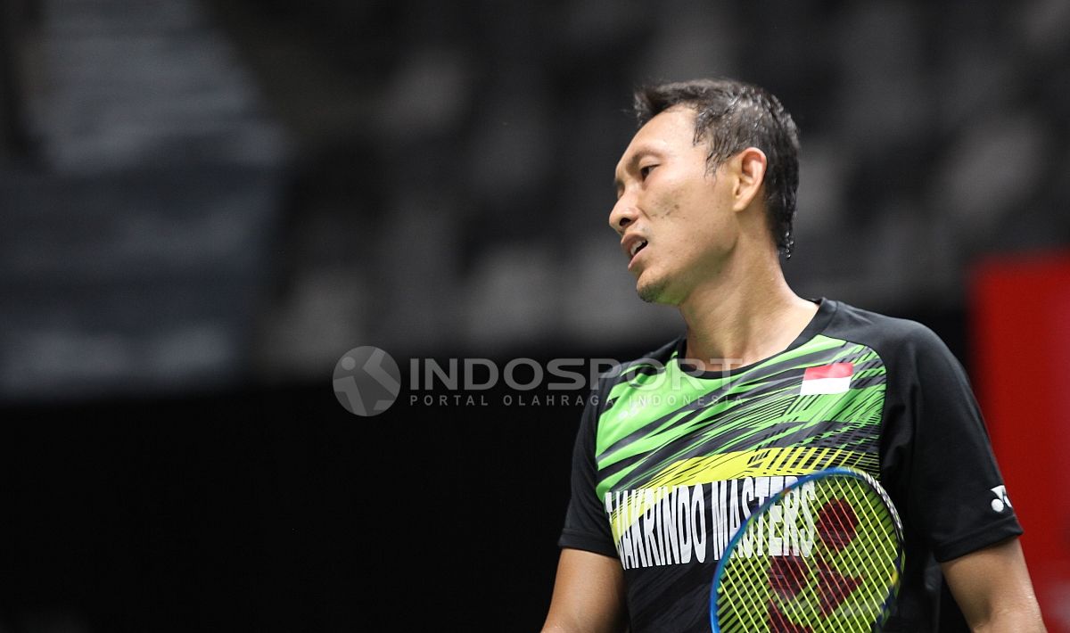 Sony Dwi Kuncoro gagal melaju ke babak kedua Thailand Open 2019. Copyright: © Herry Ibrahim/Indosport.com