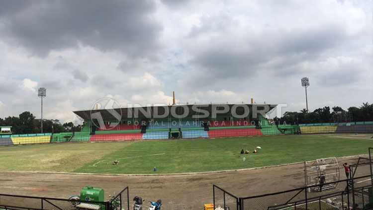 Renovasi Stadion Teladan Copyright: © Kesuma Ramadhan/INDOSPORT
