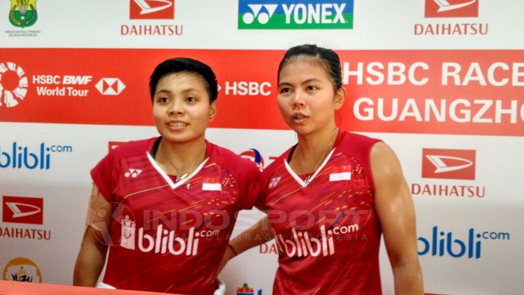 Ganda putri Indonesia, Greysia Polii/Apriani Rahayu Copyright: © Petrus Manus Da' Yerimon/INDOSPORT