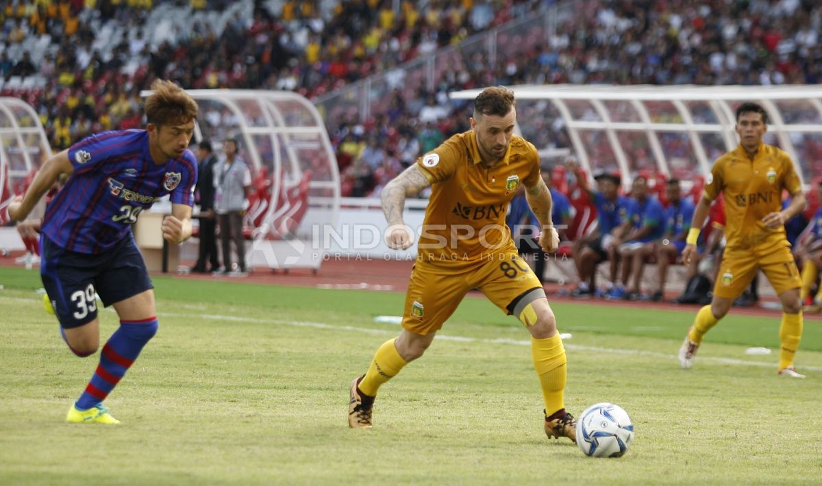 Bhayangkara FC membuka kemungkinan reuni dengan Paulo Sergio di kompetisi Liga 1 2020. Namun kemungkinan tersebut masih menunggu keputusan Paul Munster. Copyright: © Herry Ibrahim/Indosport.com