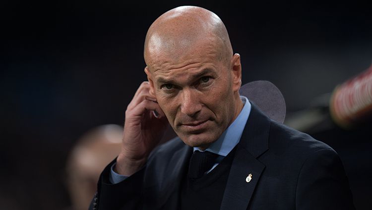 Pelatih Real Madrid, Zinedine Zidane. Copyright: © Getty Images