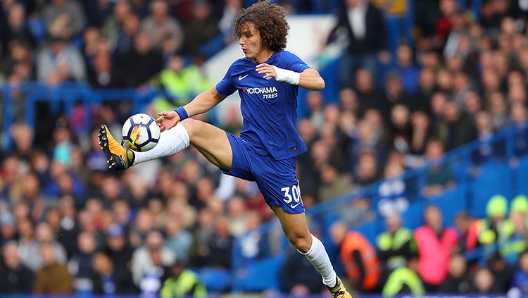 David Luiz, bek tengah Chelsea. Copyright: © Getty Images