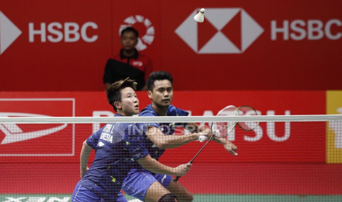 Ganda campura Indonesia, Tontowi Ahmad dan Liliyana Natsir. Copyright: © Herry Ibrahim/INDOSPORT