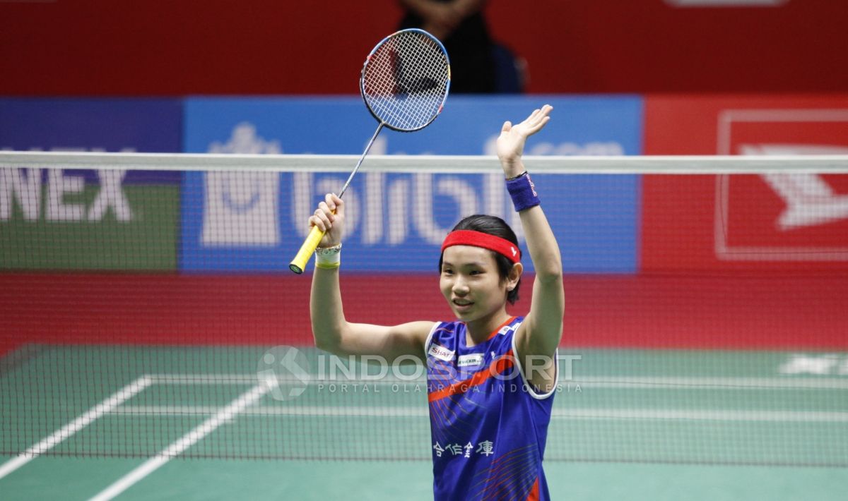 Pebulutangkis tunggal putri Chinese Taipei Tai Tzu Ying memiliki kisah selalu ketiban berkah juara saat mentas di Indonesia. Copyright: © Herry Ibrahim/INDOSPORT