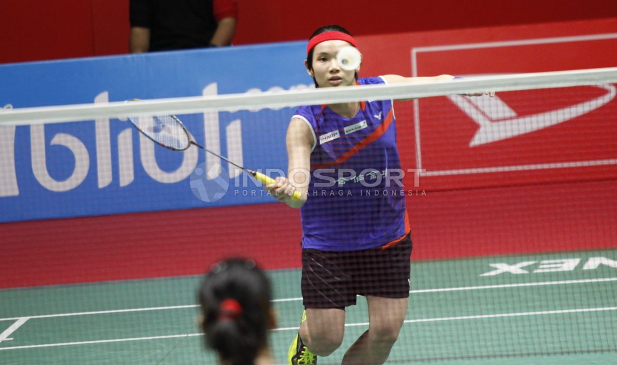 Pebulutangkis tunggal putri Chinese Taipei Tai Tzu Ying memiliki kisah selalu ketiban berkah juara saat mentas di Indonesia. Copyright: © Herry Ibrahim/INDOSPORT