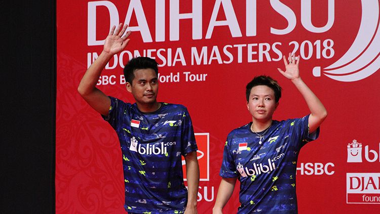 Tontowi Ahmad/Liliyana Natsir gagal merengkuh gelar juara Indonesia Masters 2018. Copyright: © Humas Pelatnas PBSI