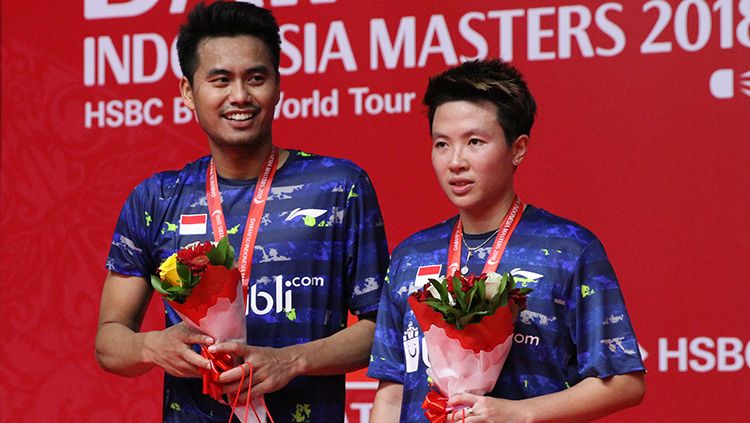 Tontowi Ahmad dan Liliyana Natsir gagal merengkuh gelar juara Indonesia Masters 2018. Copyright: © Humas Pelatnas PBSI