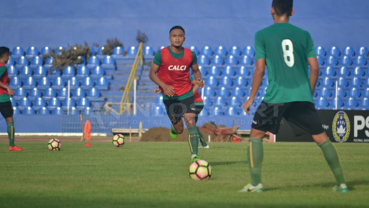 Sriwijaya FC mulai kembali latihan. Copyright: © Muhammad Effendi/INDOSPORT