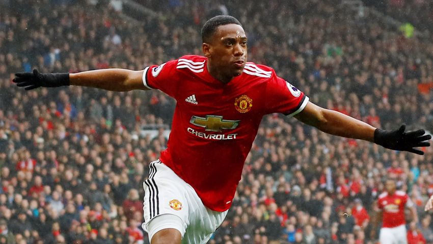 Anthony Martial, bintang Manchester United. Copyright: © Getty Images