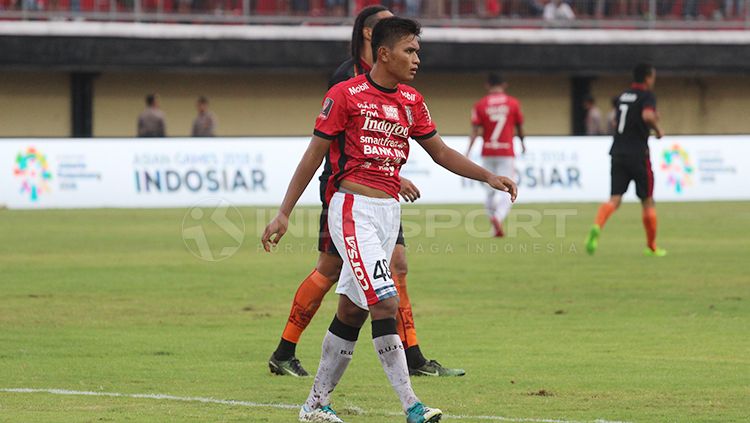 Ahmad Agung pasca pertandingan. Copyright: © Rudi Merta/INDOSPORT