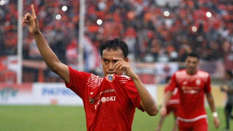 Novri Setiawan usai pertandingan melawan Mitra Kukar. Copyright: © Media Persija