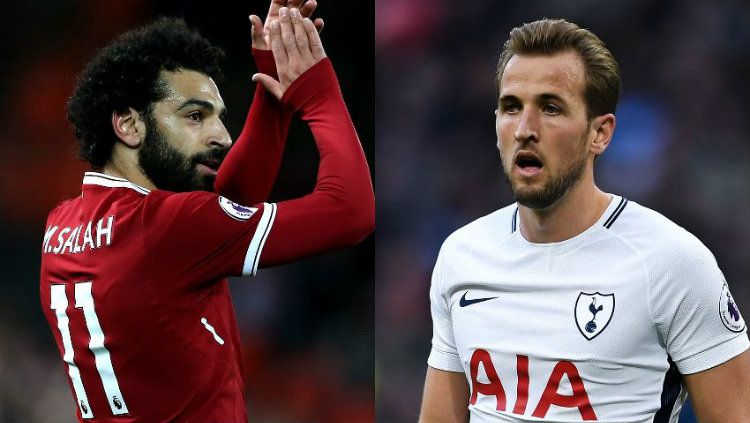 Mohamed Salah dan Harry Kane menjadi dua pemain tersubur di Liga Primer Inggris musim ini. Copyright: © Istimewa
