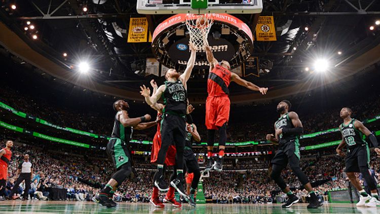 Situasi pertandingan Portland Trail Blazers melawan Boston Celtics Copyright: © Getty Images