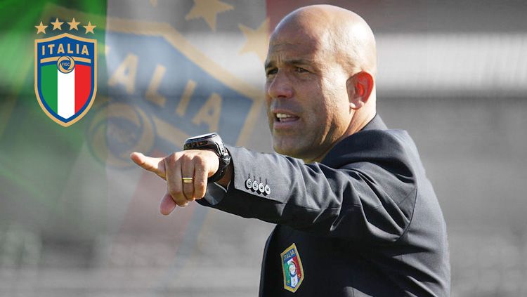 Luigi Di Baggio resmi ditunjuk sebagai pelatih sementara Timnas Italia. Copyright: © Getty Images/Grafis: INDOSPORT