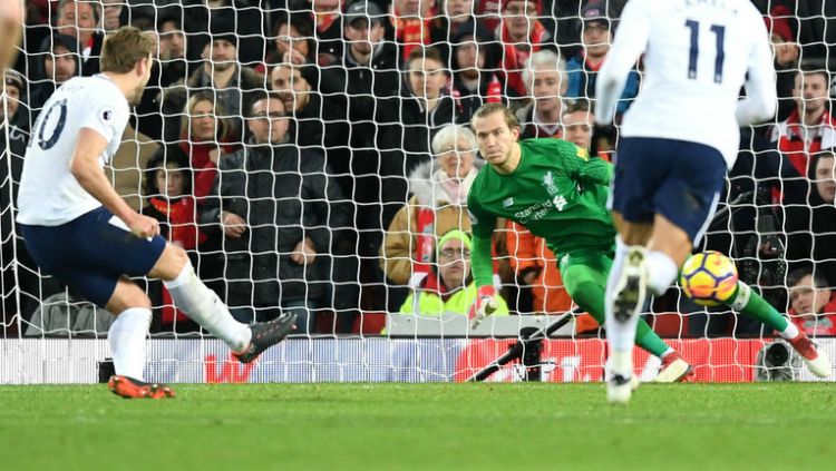 Harry Kane mencetak gol penyeimbang melawan Liverpool Copyright: © Getty Images