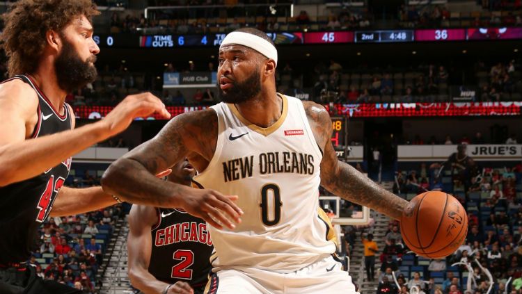 DeMarcus Cousins saat membela New Orleans Pelicans. Copyright: © nba.com