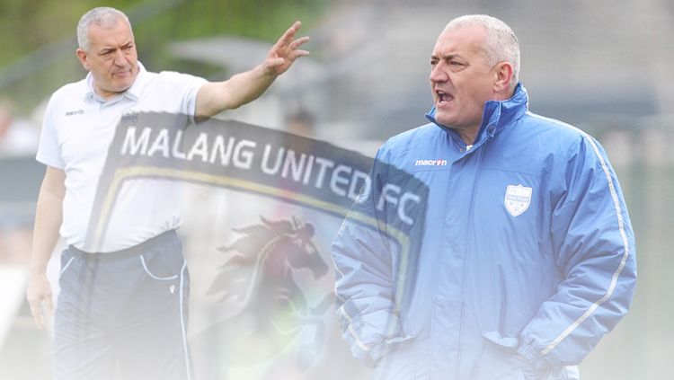 Zoran Maric Malang United. Copyright: © INDOSPORT