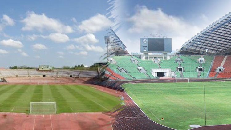 Stadion Darulaman (kiri) dan Stadion Shah Alam. Copyright: © INDOSPORT