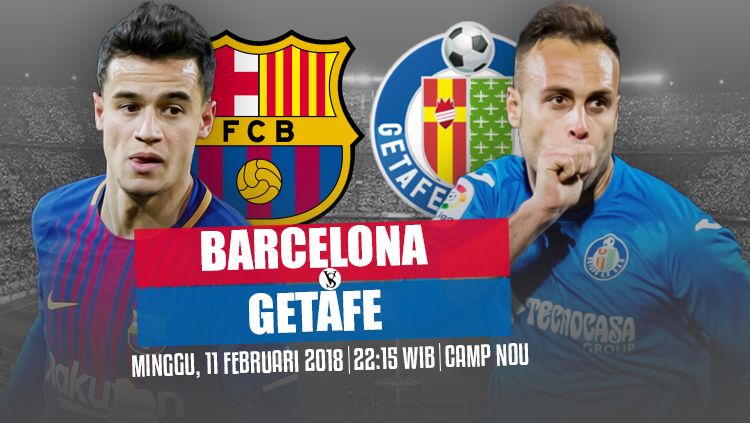 Barcelona vs Getafe. Copyright: © INDOSPORT