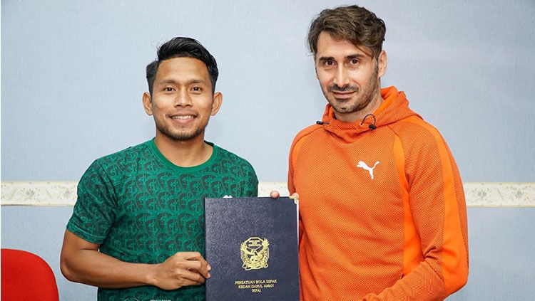 Rekrutan anyar Kedah FA Andik Vermansah. Copyright: © Ofisial Kedah FA