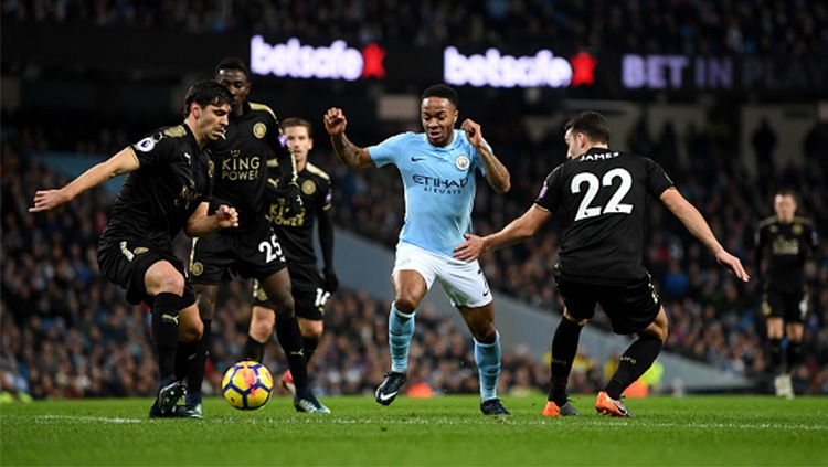 Terdapat satu pertandingan seru nan sengit di pekan ke-18 Liga Inggris antara Manchester City vs Leicester City, berikut kombinasi mengerikan starting XI. Copyright: © Getty Images