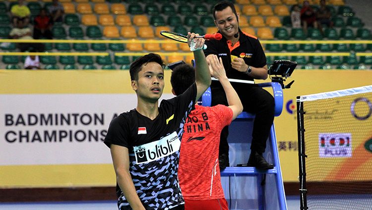 Kekalahan Ginting Copyright: © Humas PBSI