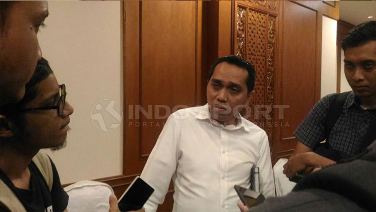 Tigor Shalomboboy, COO PT Liga Indonesia Baru (PT LIB). Copyright: © Zainal Hasan/INDOSPORT