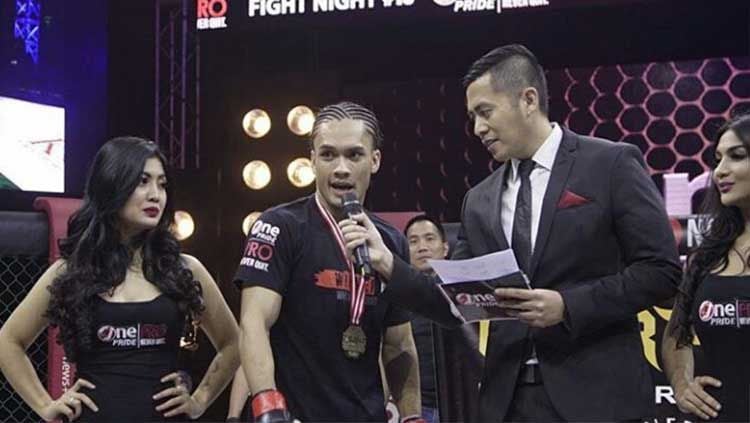 Randy Pangalila akan beraga di One Pride MMA Indonesia Fight Night 33. Copyright: © TVONE