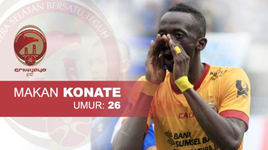Player To Watch Makan konate (Sriwijaya FC) Copyright: © Football265.com