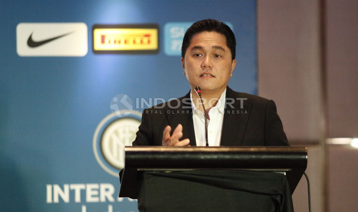Erick Thohir dalam salah satu acara Inter Milan. Copyright: © Herry Ibrahim/Indosport.com