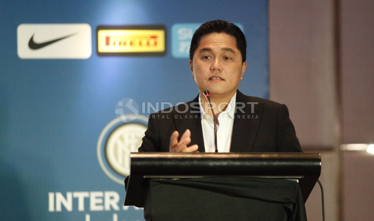 Bos Mahaka Group, Erick Thohir, pernah menjadi pemilik saham mayoritas klub sepak bola DC United dan Inter Milan. Copyright: © Herry Ibrahim/Indosport.com