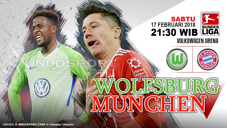 Prediksi Wolfsburg vs Bayern Munchen. Copyright: © Grafis:Yanto/Indosport.com