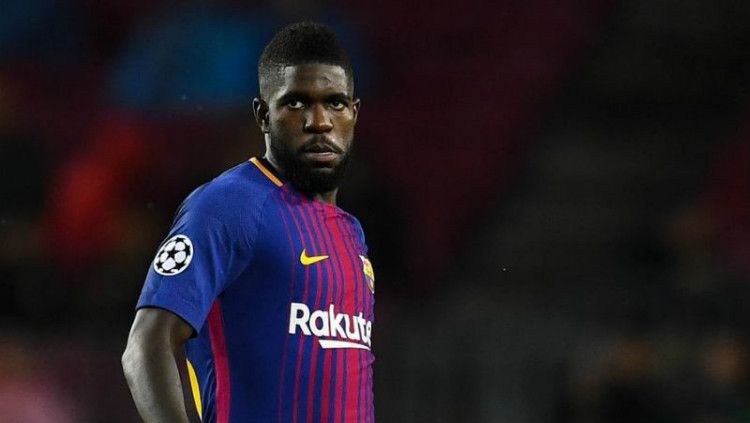 Miris! Nilai pasar bek Barcelona, Samuel Umtiti, anjlok lebih dari 30 kali lipat dari nilai tertinggi yang pernah ia peroleh. Copyright: © Getty Images