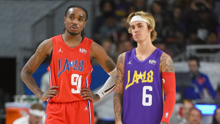 Quavo dan Justin Bieber Copyright: © USA Today