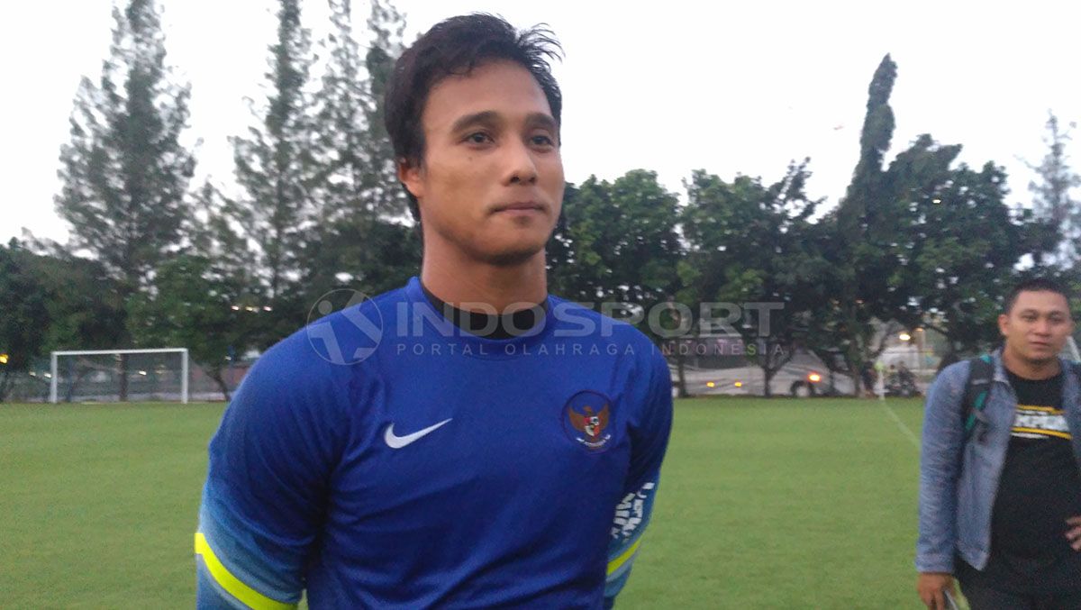 Kiper Timnas Indonesia, Muhammad Ridho. Copyright: © Petrus Manus Da' Yerimon/Indosport.com