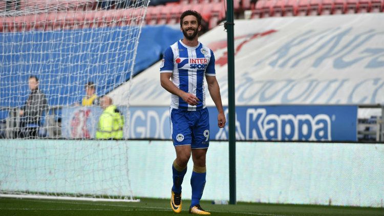 Will Grigg Copyright: © Ofisial Wigan Athletic