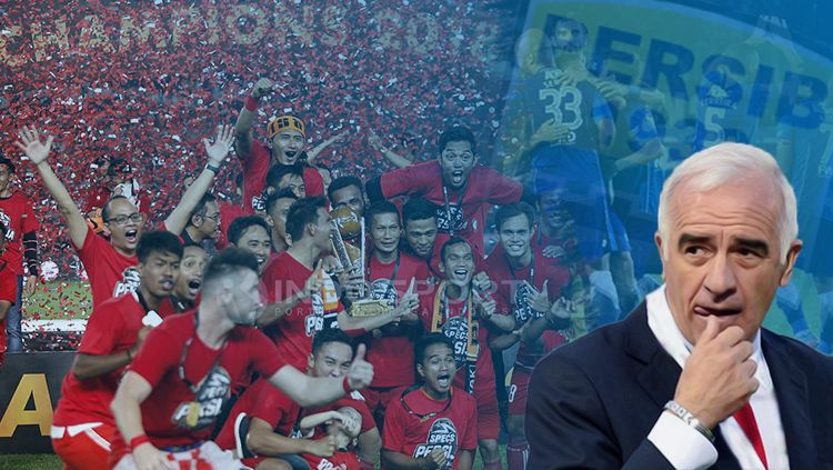 Menurut pelatih Persib Bandung, Mario Gomez, tidak turunnya izin dari kepolisian bukanlah alasan utama mengapa laga Persija Jakarta vs Persib diundur. Copyright: © Grafis: Eli Suhaeli/INDOSPORT
