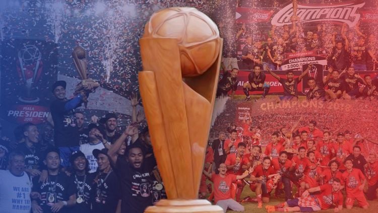 Turnamen Piala Presiden pernah dimenangkan oleh Persib Bandung, Arema FC, dan Persija Jakarta. Copyright: © Grafis: Eli Suhaeli/INDOSPORT