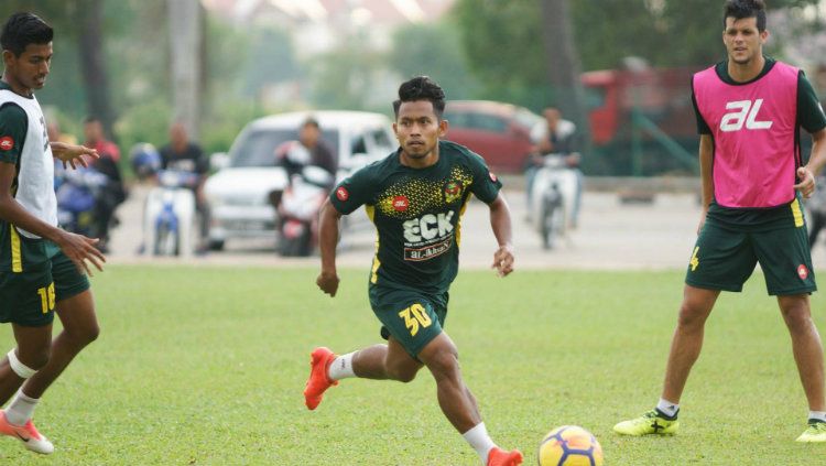 Andik Vermansah saat menjalani latihan bersama Kedah FA. Copyright: © Ofisial Kedah FA