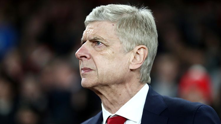 Pelatih kepala Arsenal, Arsene Wenger Copyright: © INDOSPORT