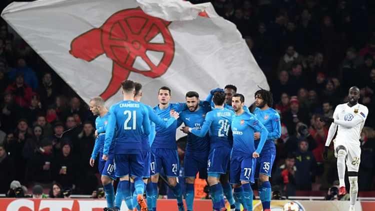 Arsenal vs Ostersunds Copyright: © INDOSPORT