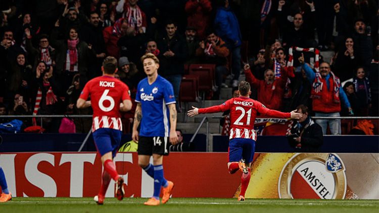 Atletico Madrid berada di peringkat kedua ranking terbaru UEFA per tanggal 7 April 2018. Copyright: © Getty Images