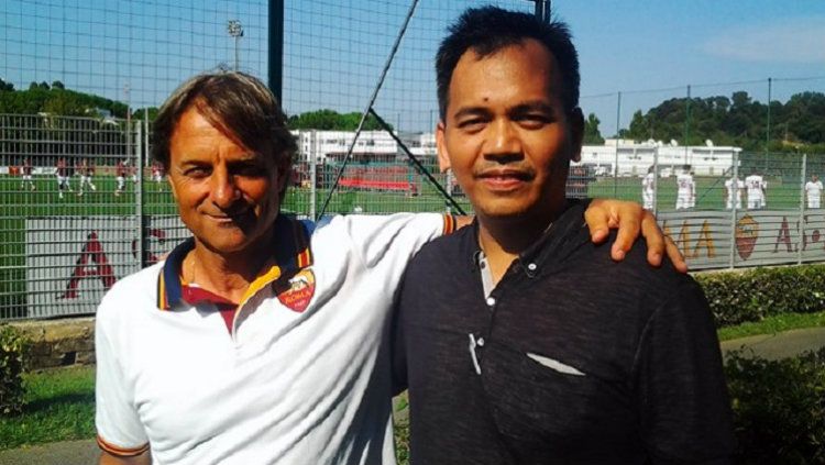 Roberto Mancini dan Sihar Sitorus. Copyright: © IndependensI