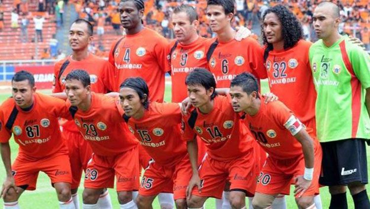 Skuat Tampines Rovers yang menghadapi Persija Jakarta. Copyright: Â© Herry Ibrahim/INDOSPORT