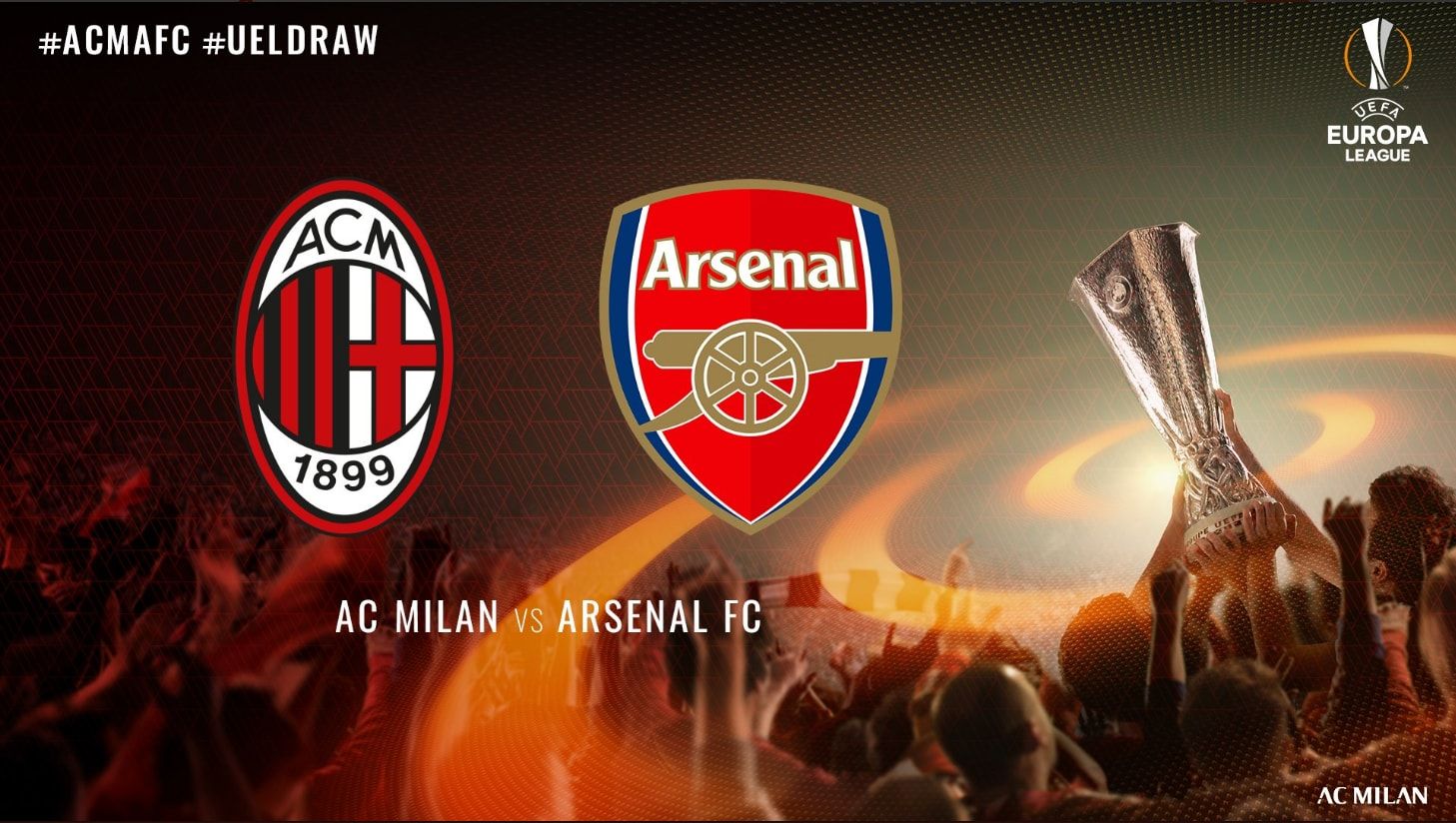 AC Milan bertemu dengan Arsenal di babak 16 besar Liga Europa Copyright: © twitter