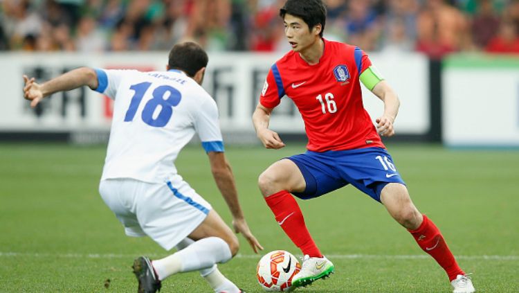 Sun-yeung Ki (Kapten Timnas Korea Selatan). Copyright: © Getty Images