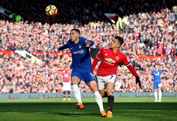 Eden Hazard dan Alexis Sanchez Copyright: © Getty Image