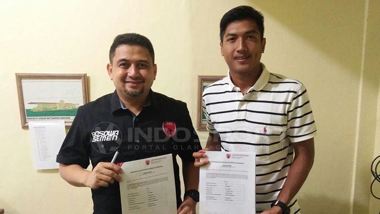 Agi Pratama resmi gabung PSM Makassar. Copyright: © Reno Firhad Rinaldi/INDOSPORT