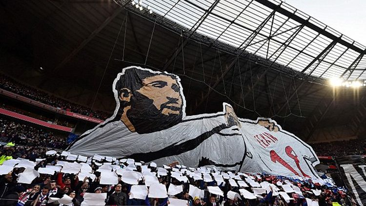 Koreografi Nabil Fekir saat melakukan selebrasi. Copyright: © Getty Images